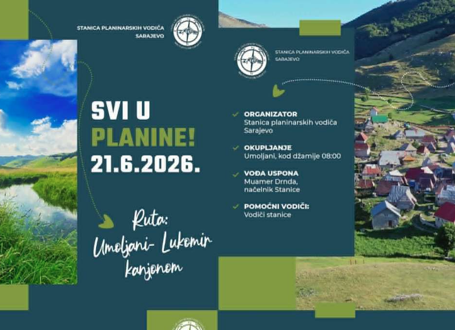 Sutra pohod iz Umoljana do Lukomira, prilika za hodanje i uživanje u nestvarnoj ljepoti