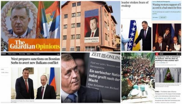 Svjetski mediji saglasni: Dodik izaziva novi rat u BiH