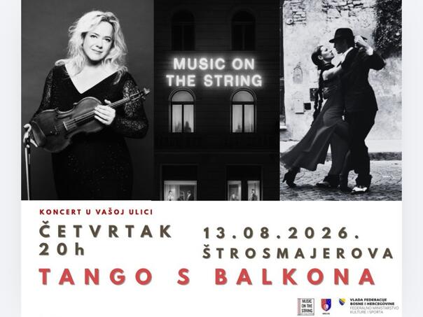 Tango s Balkona: Štrosmajerova u ritmu muzike za ples