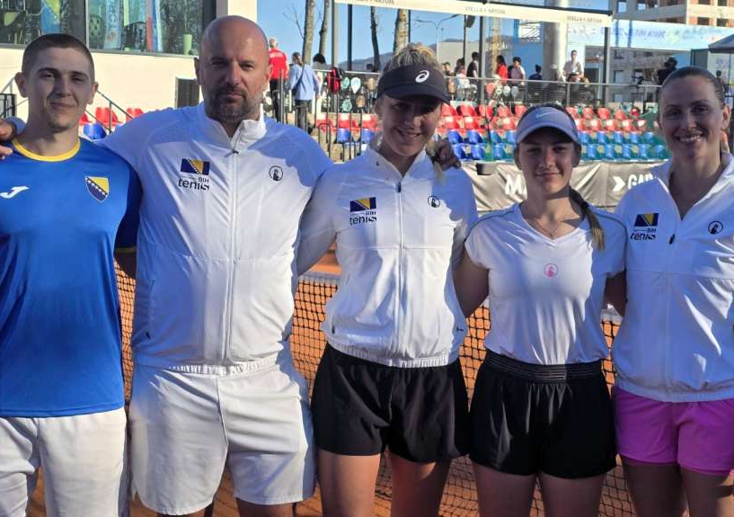 Teniserke BiH danas protiv Finske