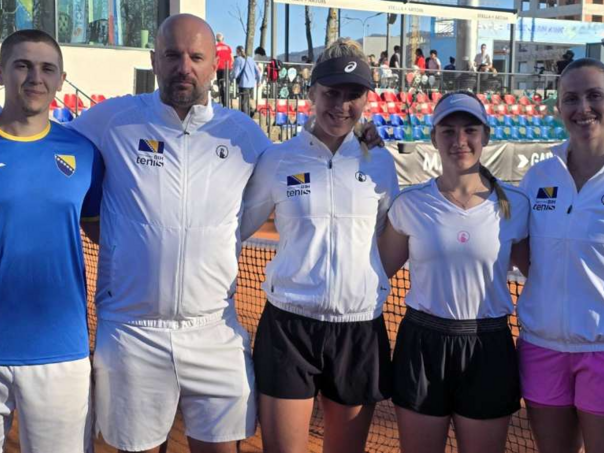 Teniserke BiH danas protiv Finske