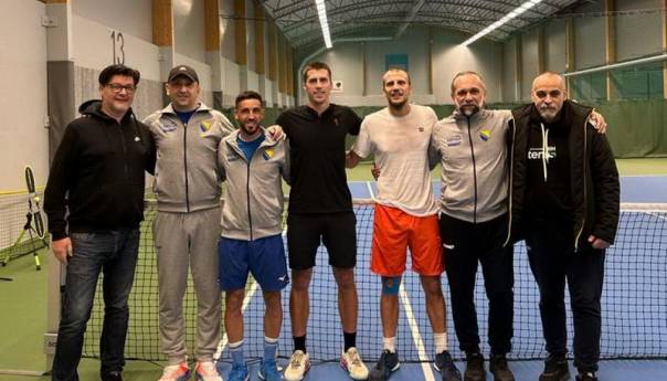 Teniska reprezentacija BiH na pripremama u Švedskoj