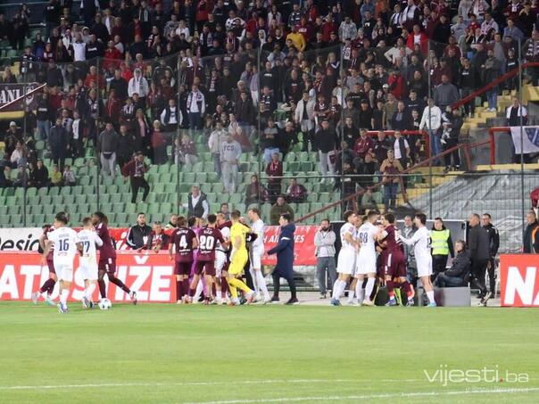 Tenzije na Koševu: Sukobili se fudbaleri Sarajeva i Borca