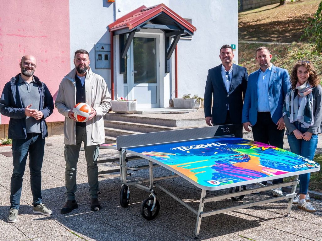 Teqball stolovi stigli u studentske domove i SOS Dječije selo