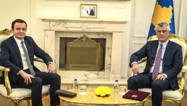Thaci proglasio Kurtija mandatarom vlade Kosova