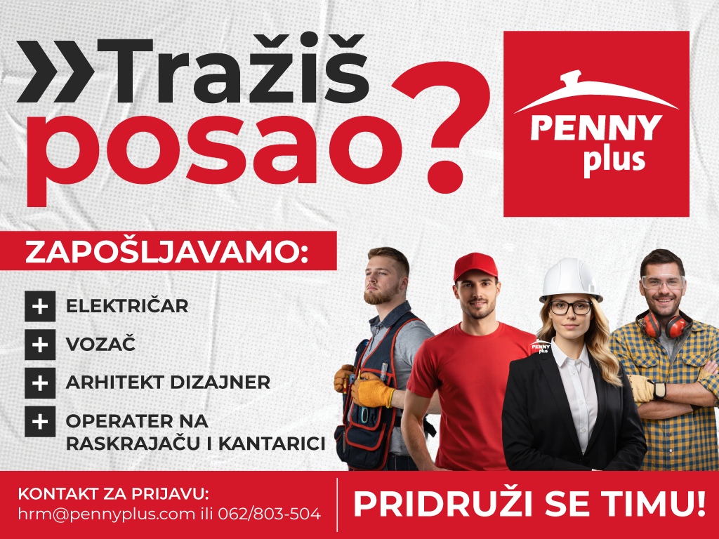 Tražite posao? Penny plus zapošljava nove radnike, prijavite se