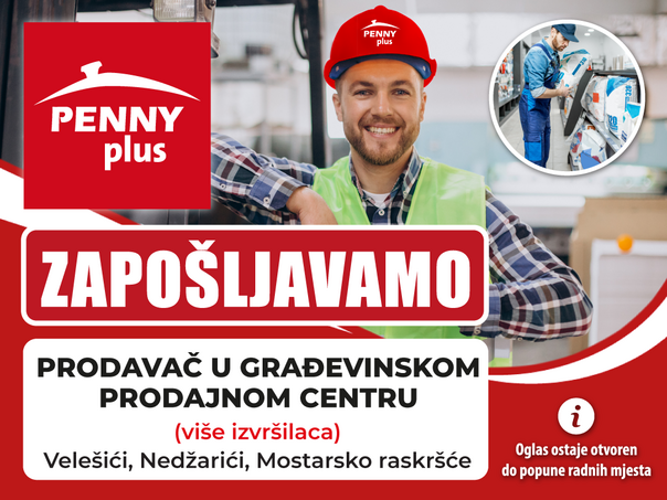Tražite posao? Penny plus zapošljava nove radnike