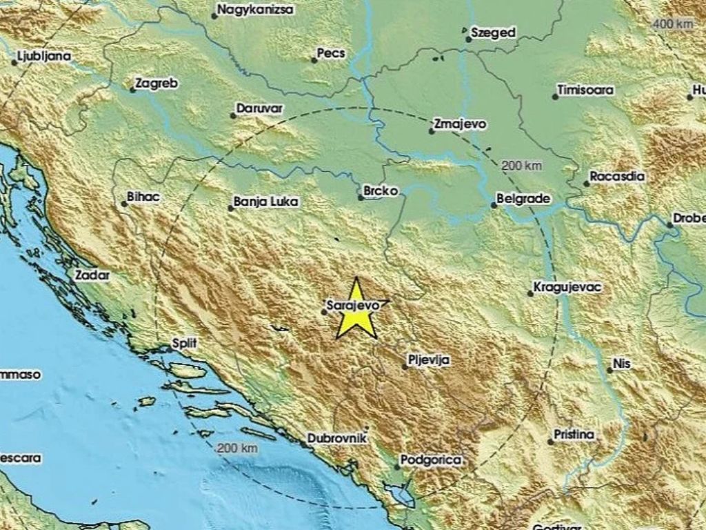 Tri zemljotresa zatresla BiH tokom noći