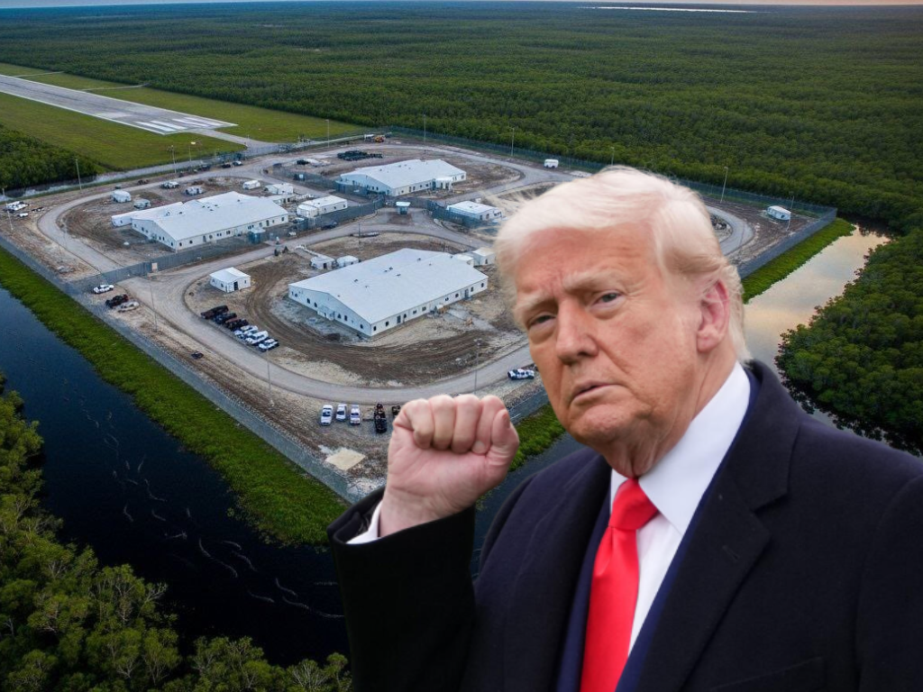 Trump otvorio Aligator Alkatraz, novi pritvor za migrante usred močvara