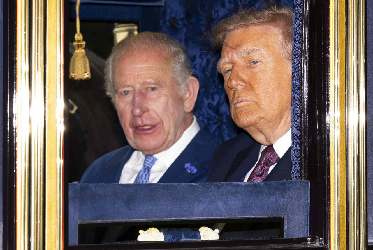 Trumpu priređen spektakularan doček ispred dvorca Windsor