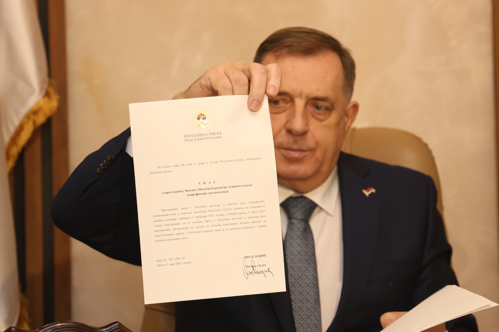 Tužilaštvo BiH: Nema dokaza protiv Dodika, Stevandića i Viškovića