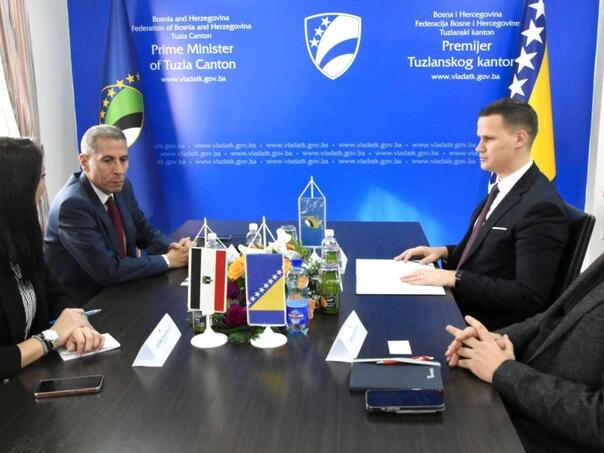 Tuzla: Premijer Halilagić primio ambasadora Egipta