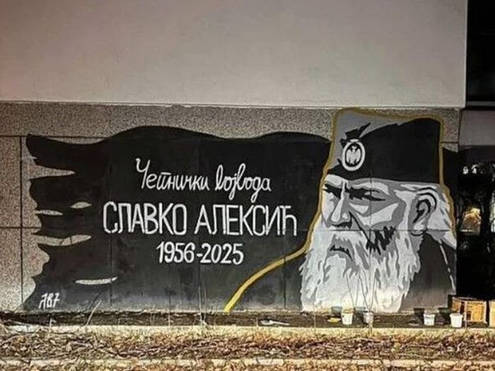 U Banjaluci osvanuo skandalozni mural četnika Slavke Aleksića