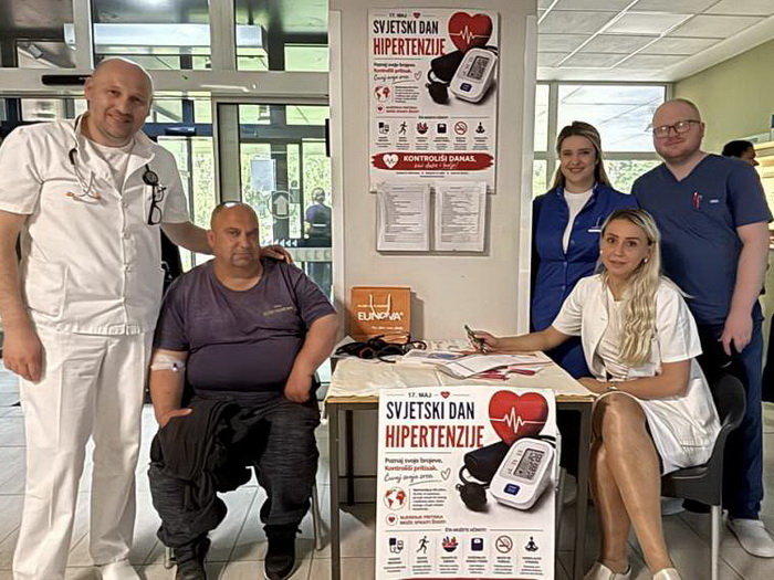 U Bihaću obilježen Svjetski dan hipertenzije: Anketirano i pregledano blizu 300 građana