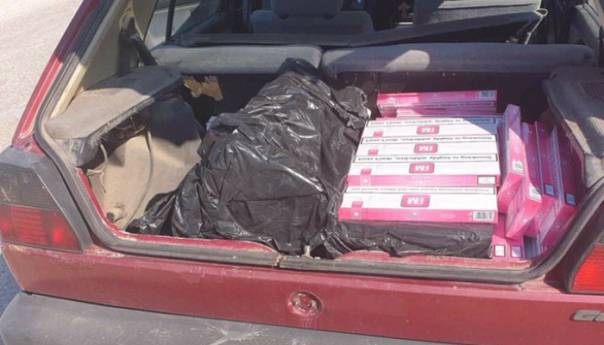 U Bileći zaplijenjeno 1.980 kutija cigareta