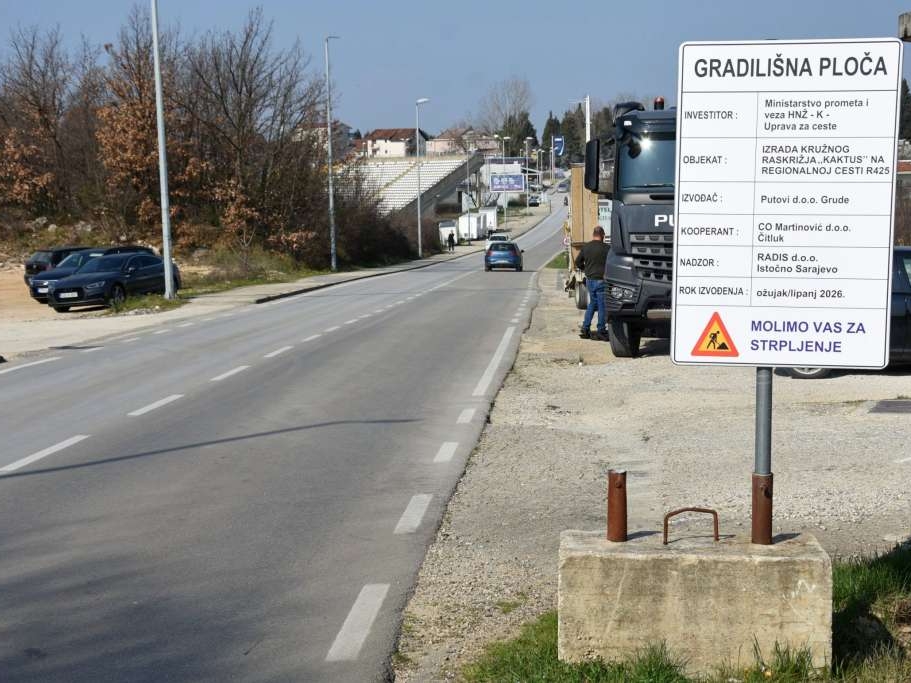 U Čitluku otpočeli radovi na izgradnji kružnog toka "Kaktus"