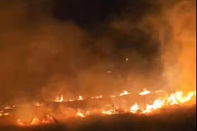 U Gacku izbio požar, vatra zaprijetila kućama
