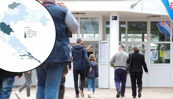 U Hrvatskoj do 16:30 sati izlaznost 35,5 posto