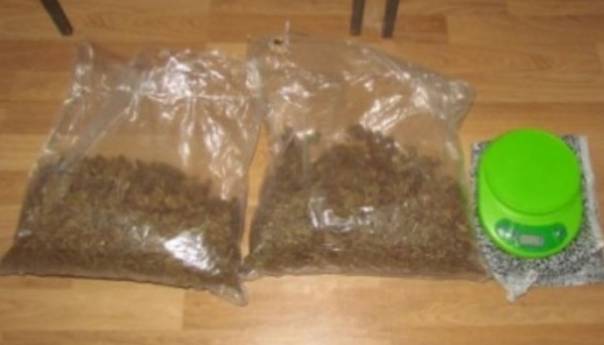 U Konjicu zaplijenjen kilogram marihuane