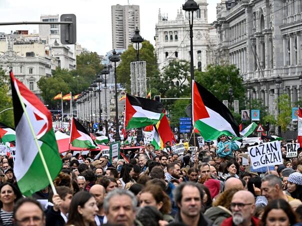 U Madridu održan protest protiv Izraela: Zaustavite genocid!