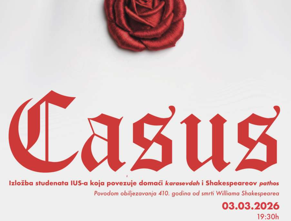 U Muzeju književnosti 3. marta izložba "Casus" povodom 410. godišnjice smrti Shakespearea