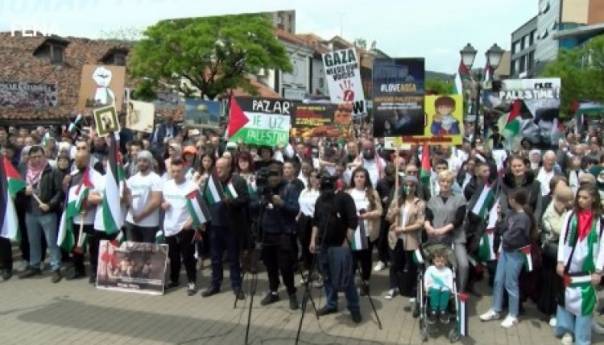 U Novom Pazaru održan skup podrške narodu Palestine