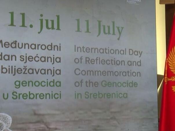 U Podgorici otvorena izložba ''Priče iz Srebrenice'' povodom 11. jula