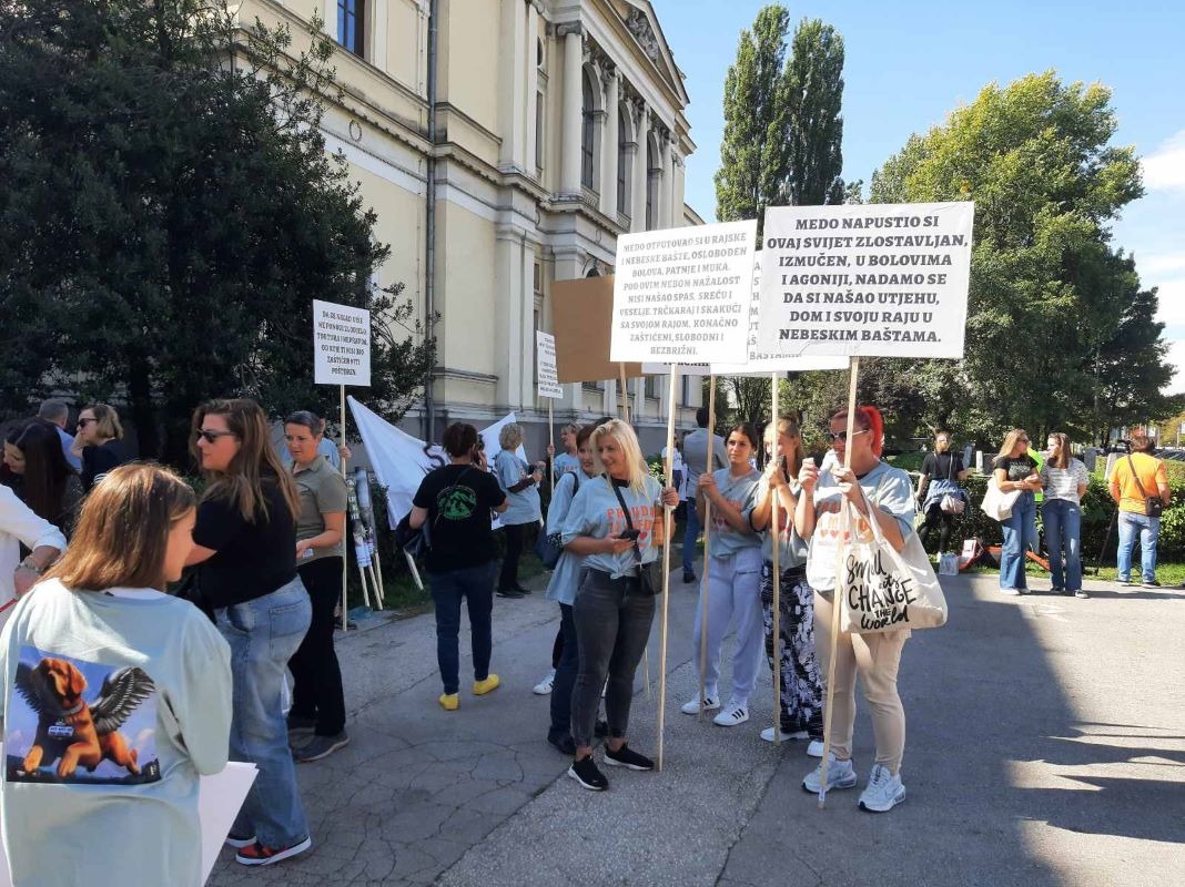 U Sarajevu održan protest građana zbog izmjena Zakona o zaštiti životinja