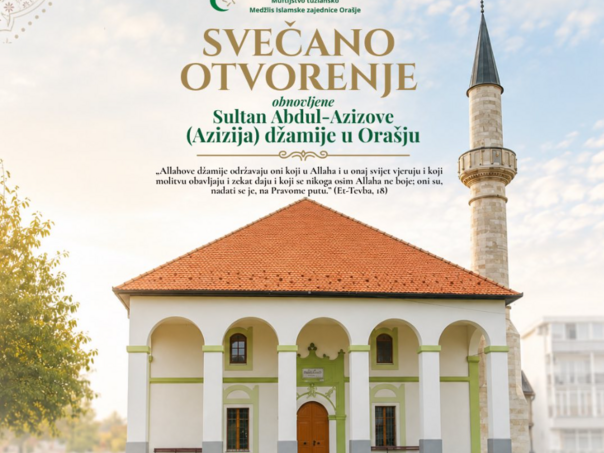 U subotu svečano otvaranje obnovljene Azizija džamije u Orašju