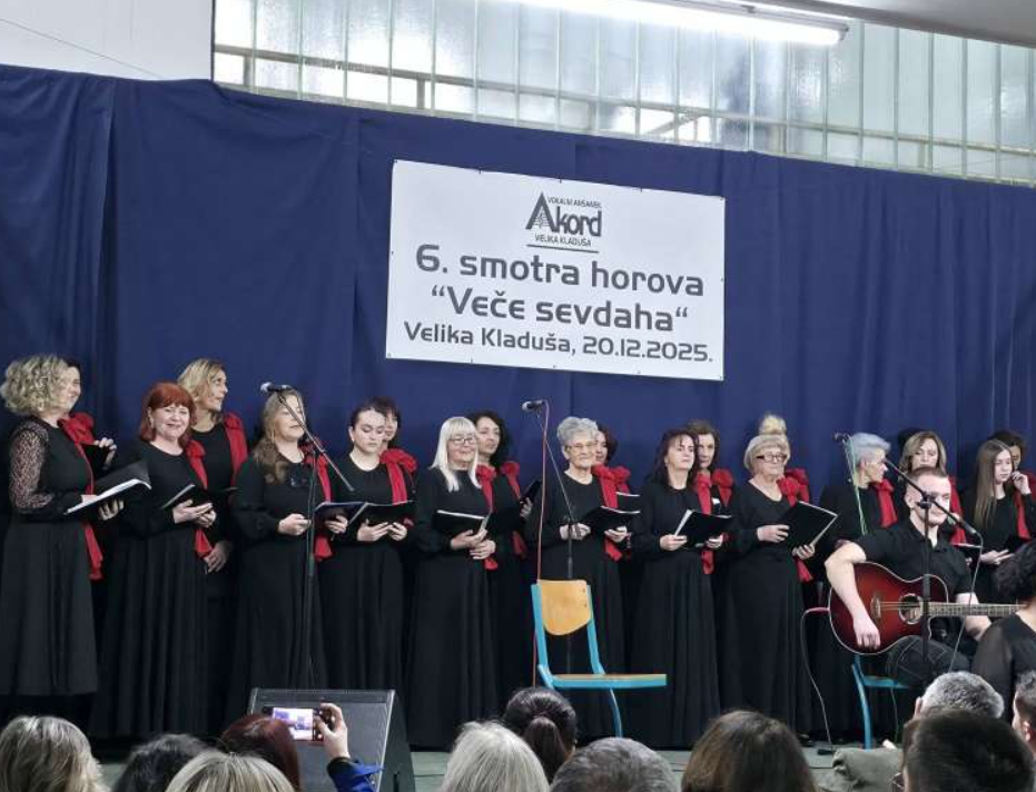U Velikoj Kladuši održana 6. smotra horova „Veče sevdaha“