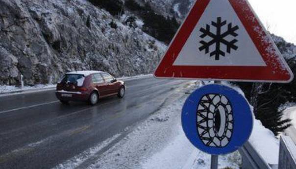 U višim planinskim predjelima vozači se upozoravaju na poledicu