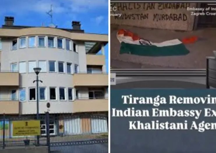 U Zagrebu napadnuta Ambasada Indije: Demolirana zgrada i skinuta zastava