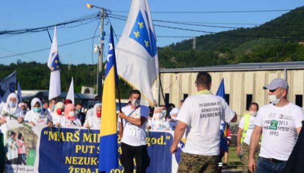 Učesnici Marša mira stigli u Potočare