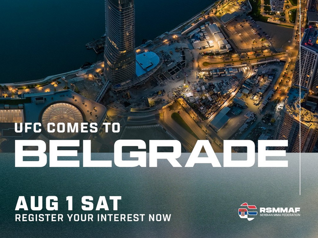 UFC objavio zvaničan datum dolaska u Beograd!