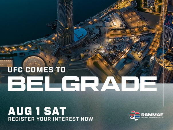 UFC objavio zvaničan datum dolaska u Beograd!