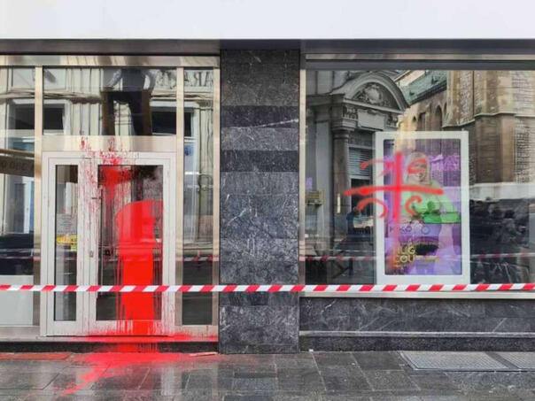 Uhapšen osumnjičeni za ispisivanje "4S" u Ferhadiji