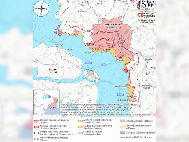 Ukrajina gradi odbrambenu liniju vidljivu i iz svemira