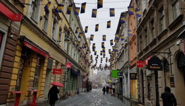 Ukrašavanje Sarajeva povodom Dana nezavisnosti BiH