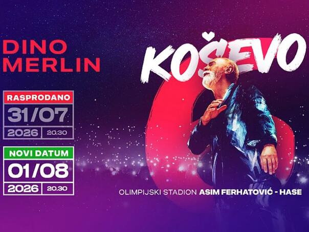 Ulaznice za drugi Merlinov koncert od ponedjeljka u prodaji
