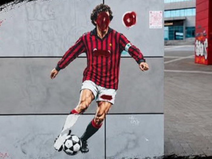 Uništen mural legendarnog kapitena Milana Franca Baresija