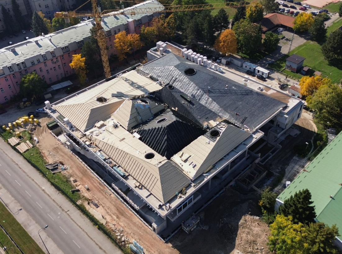 Univerzitetska biblioteka u Sarajevu dobiva krov, nastavljaju se radovi 