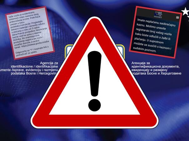 Upozorenje građanima: Lažne poruke o saobraćajnim kaznama, ne nasjedajte