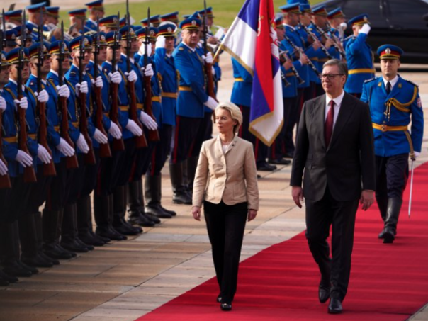 Ursula von der Leyen u Beogradu sa Vučićem