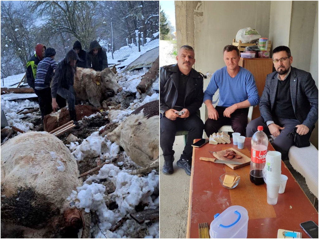 Uručena pomoć porodici Hadžić: Za izgradnju nove štale prikupljeno 17.680 KM