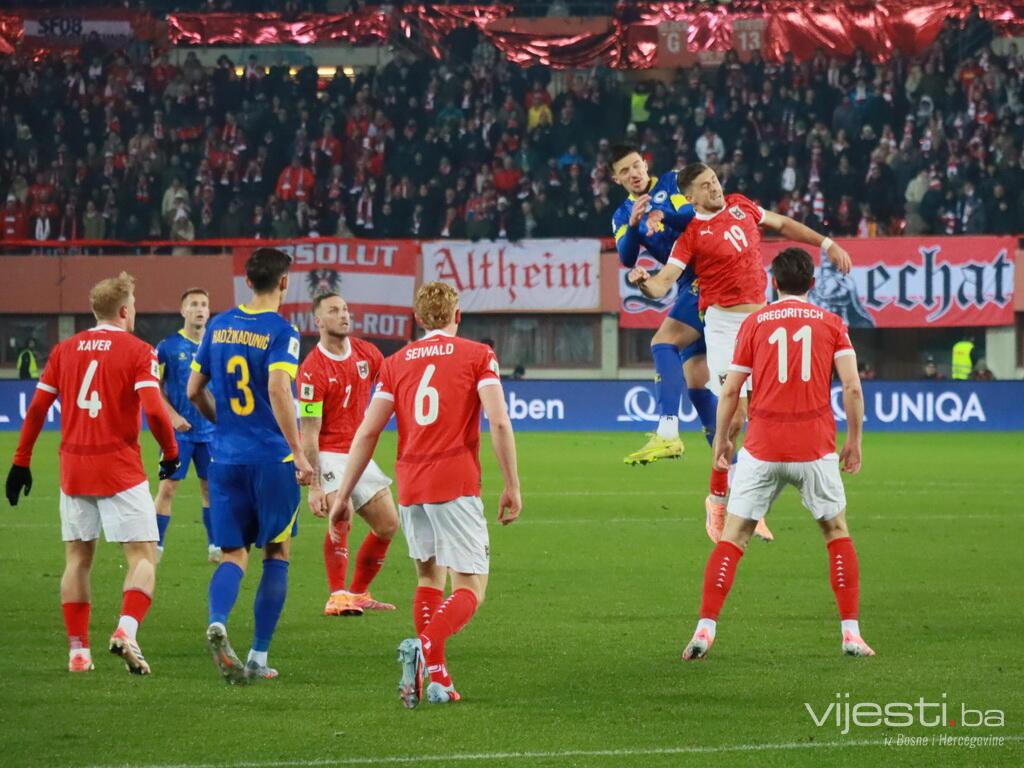 UŽIVO: BiH propustila šansu u Beču: Slijedi baraž za Mundijal!