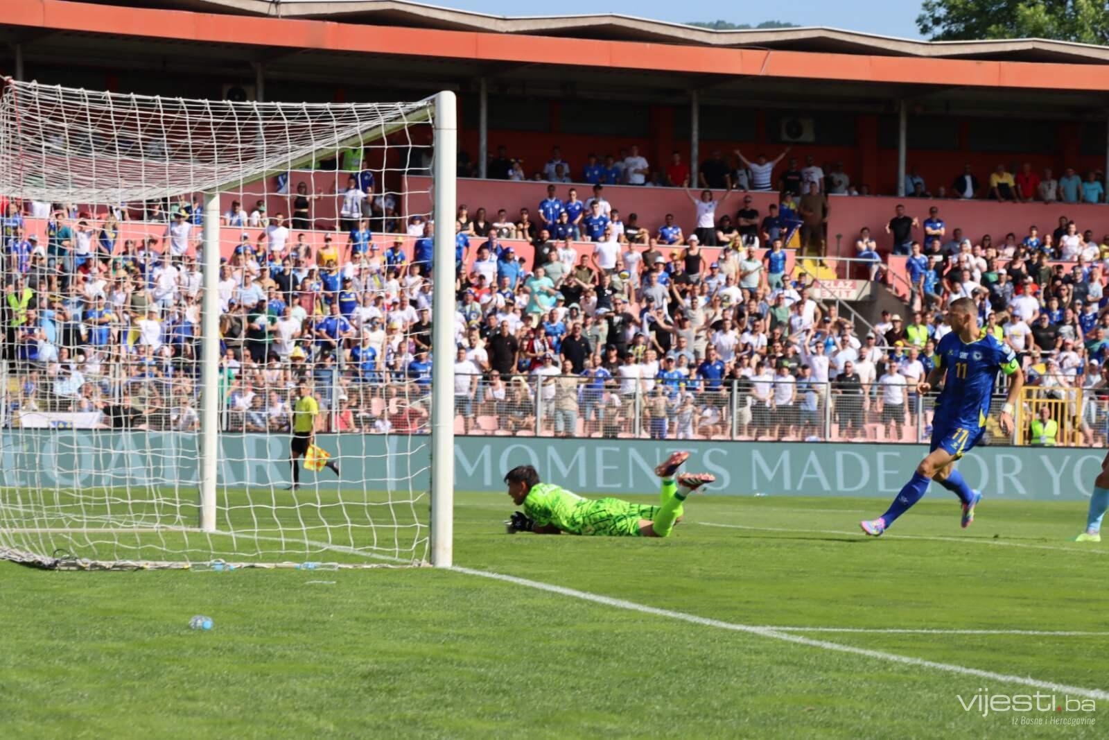 KRAJ UTAKMICE: BiH - San Marino: 1:0