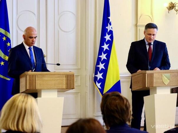 Obraćanje Alaina Berseta i Denisa Bećirovića u Predsjedništvu BiH