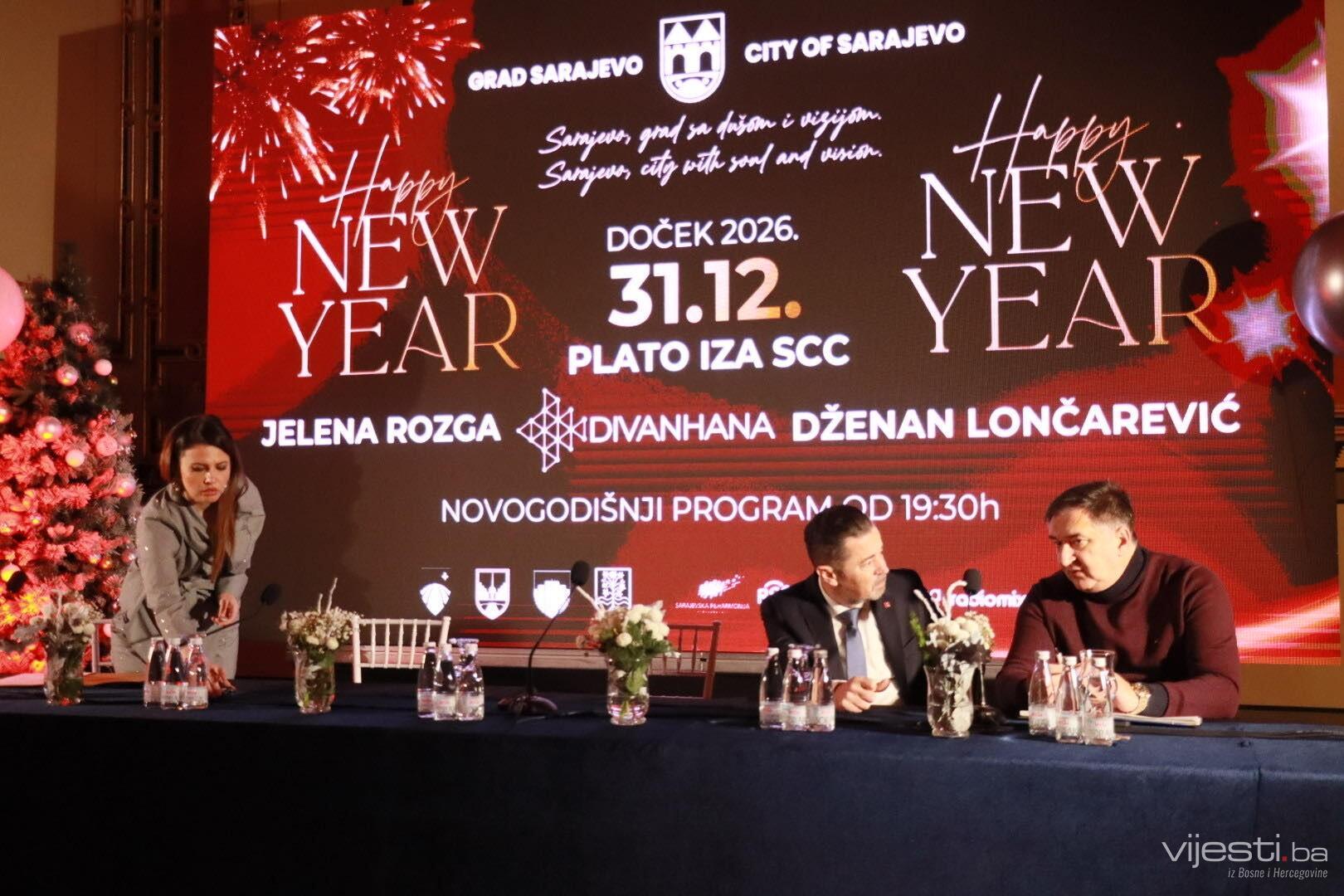 Video: Obraćanja povodom dočeka Nove godine u Sarajevu