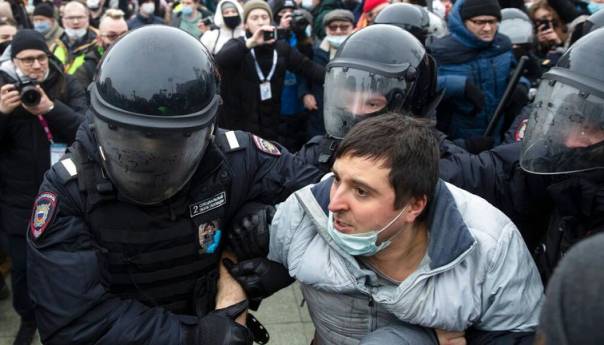 Većina uhapšenih u Moskvi puštena na slobodu