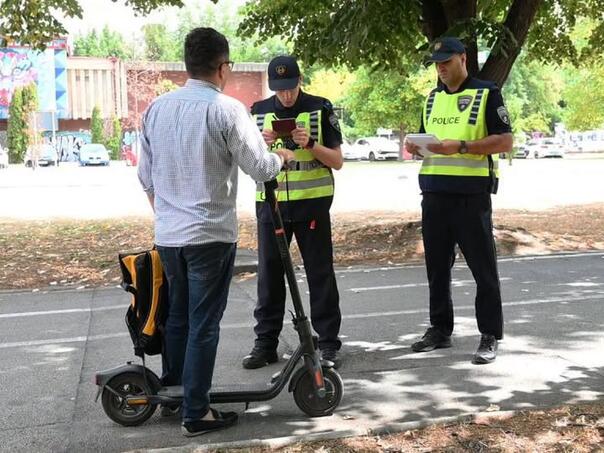 Velika akcija policije: U Makedoniji izrečeno 606 kazni, oduzeto 18 romobila